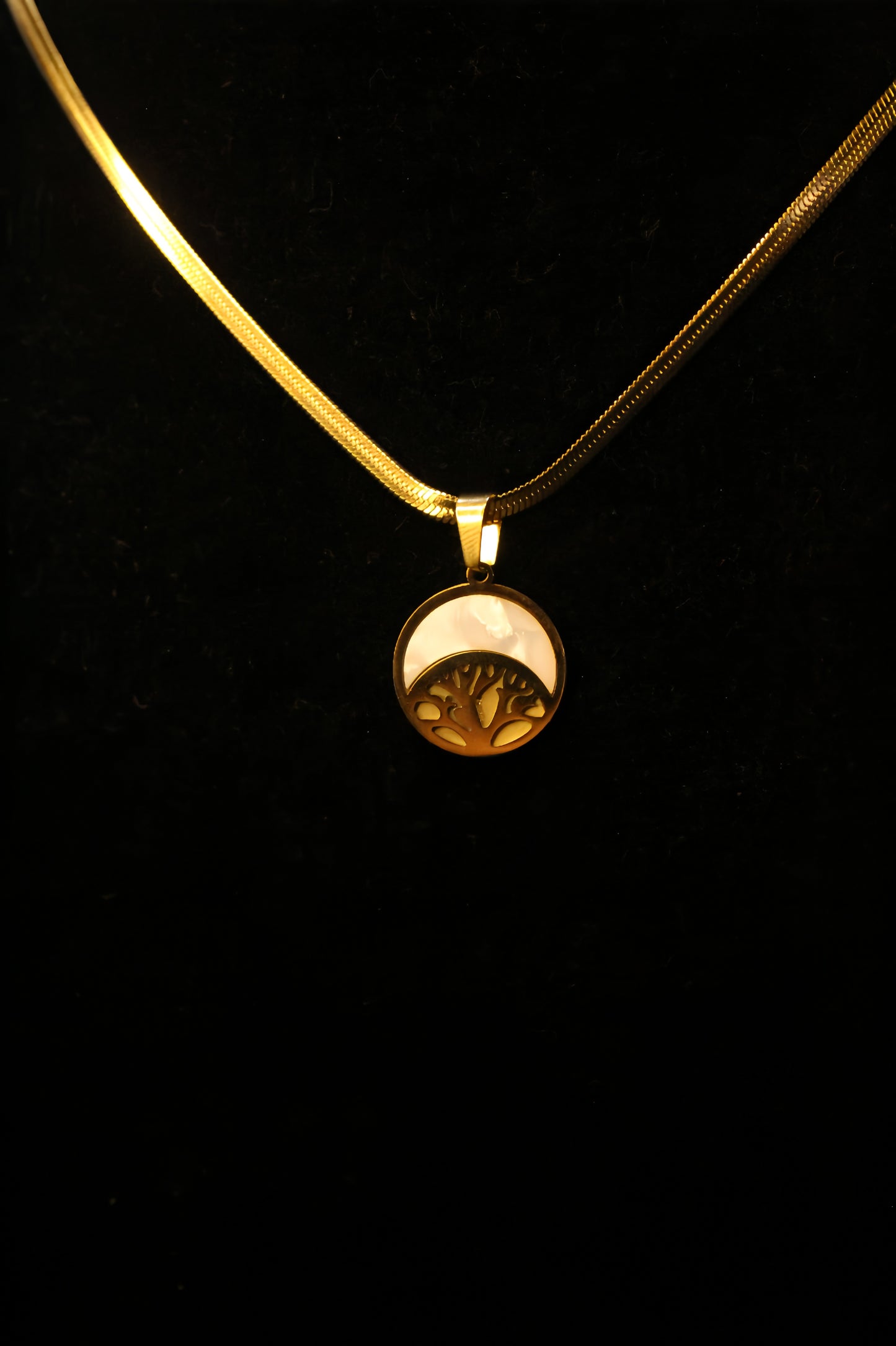 Gold Tree of Life Pendent Necklace
