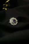 1-Carat Starburst Midnight Radiance Ring