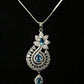 1-Carat Elegance Set With Beautiful Blue Zircon Design