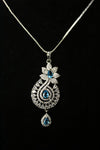 1-Carat Elegance Set With Beautiful Blue Zircon Design