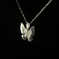 Elegance Butterfly Design Locket With Zircon