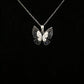 Elegance Butterfly Design Locket With Zircon