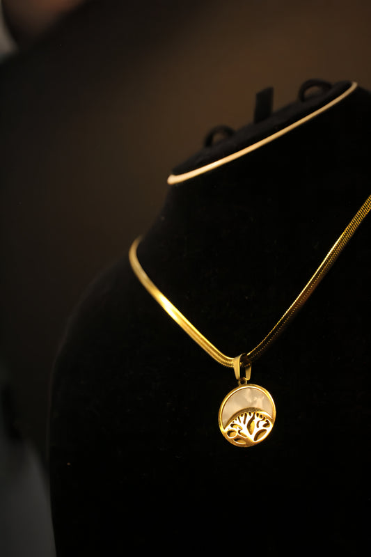 Gold Tree of Life Pendent Necklace