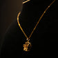 Golden Clover Pendent Necklace