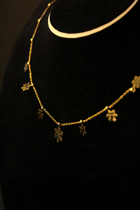Snowflakes Charm Necklace