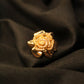 Elegant Gold-Plated Rose Ring