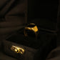 Gold Black Onyx Ring