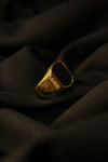 Gold Black Onyx Ring