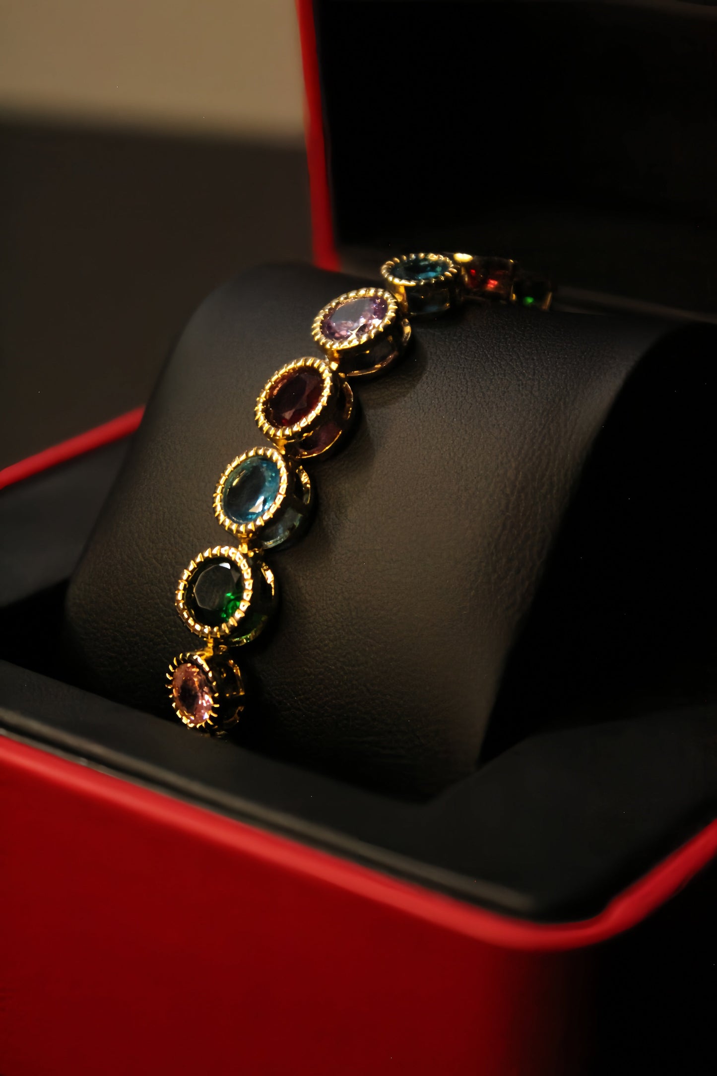 Multicolor Gemstones Bracelet