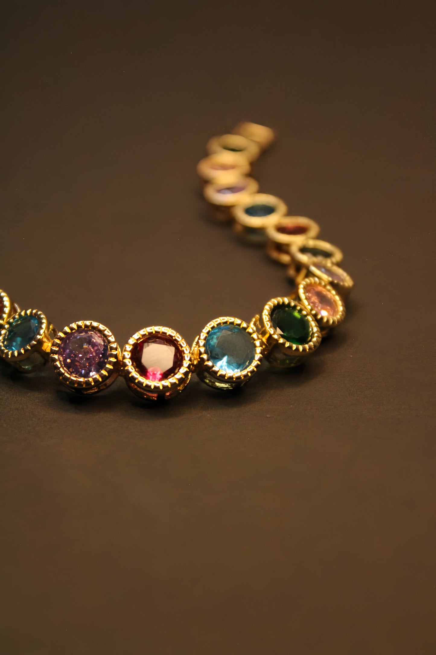 Multicolor Gemstones Bracelet