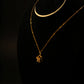 Golden Clover Pendent Necklace