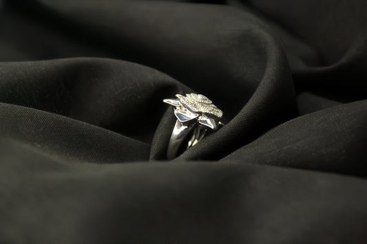 Silver Rose Ring
