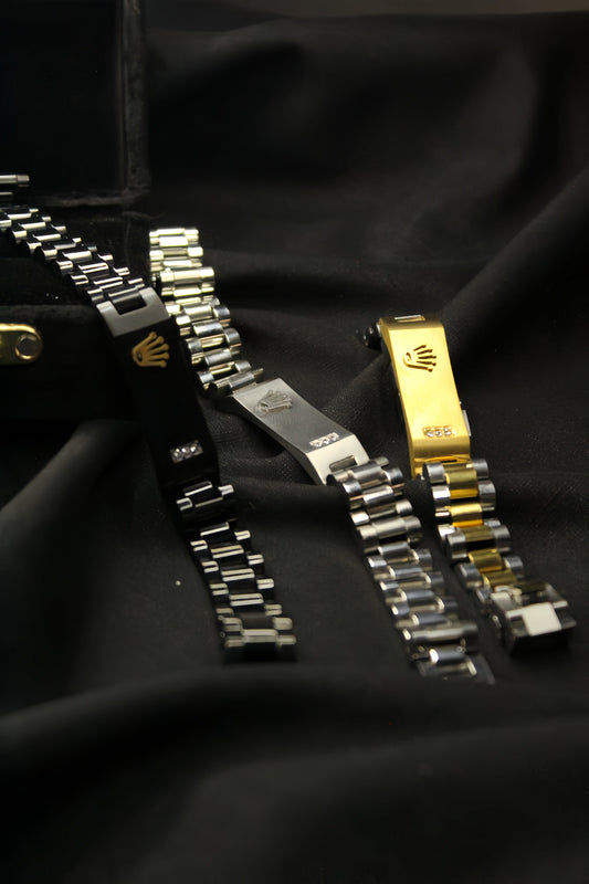 Set Of 3 Jubilee Original Rolex Bracelets